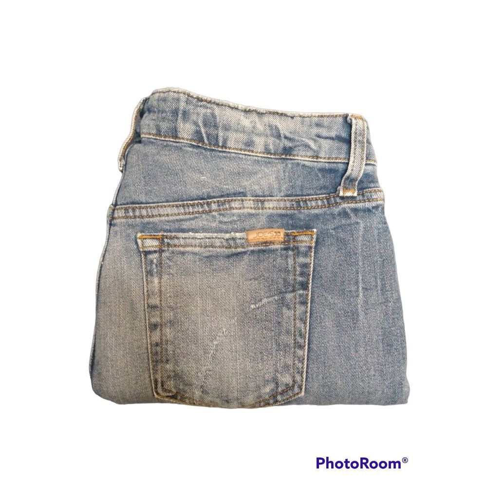 Joe's Jeans boyfriend slim‎ crop distressed jeans size 28 women's